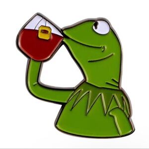 Kermit the Frog Enamel Pin, That’s None Of My Business, Enamel Pin